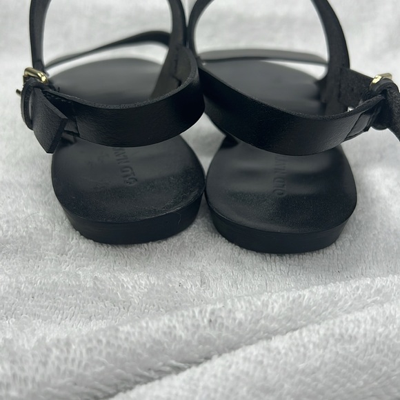 Old Navy ,Black Leather Women's Sandals - Picture 3 of 4